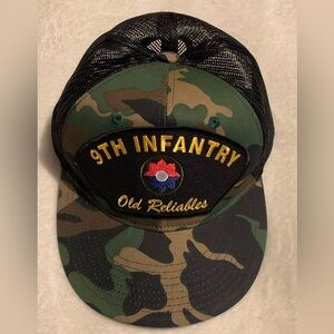 Camo 9th Infantry Old Reliables hat